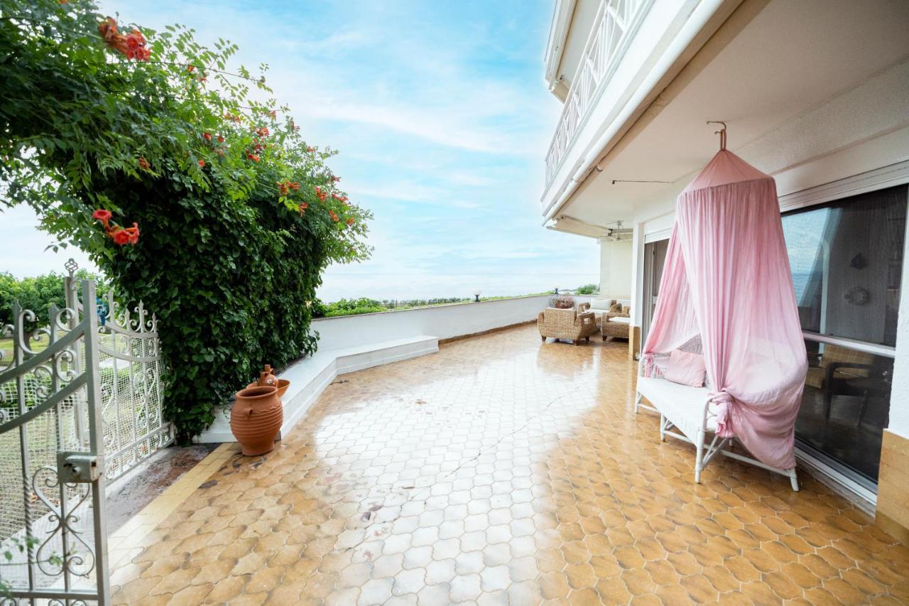 Delmare Dom Seafront Villa Kalyves Polygyrou Екстер'єр фото